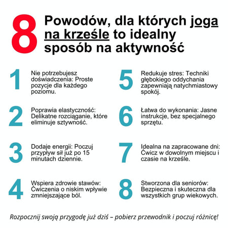 Joga na Krześle dla Seniorów (Best Seller E-book)